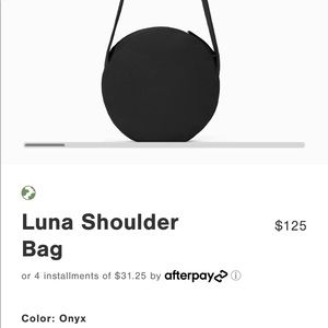 Dagne Dover Luna Shoulder Bag in Onyx